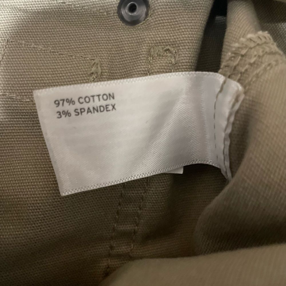 Duluth Trading Co. Flex Fire Hose Beige Cargo Shorts 11" Relaxed Fit Men's Sz 38 - Picture 5 of 6